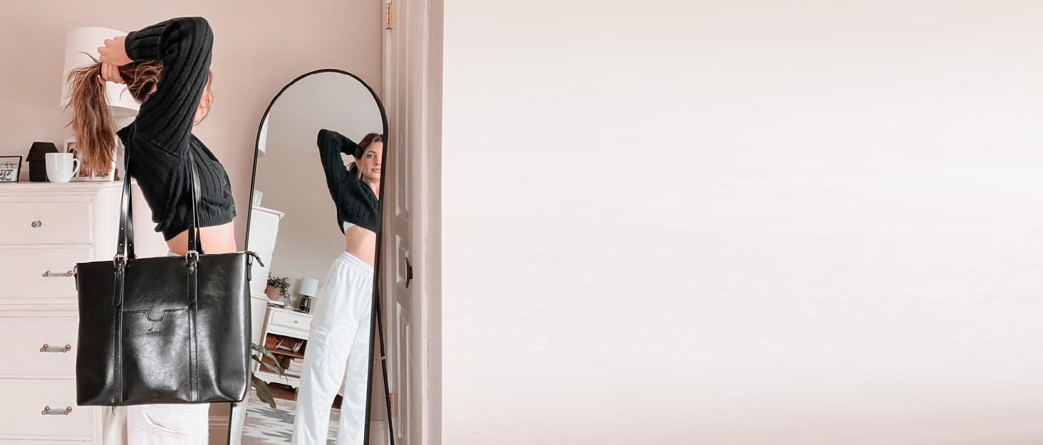 leather tote bag for women