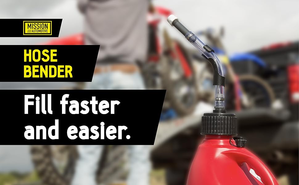 2 Pack Hose Bender for Racing Fuel Tanks, Utility Containers, Gas Cans