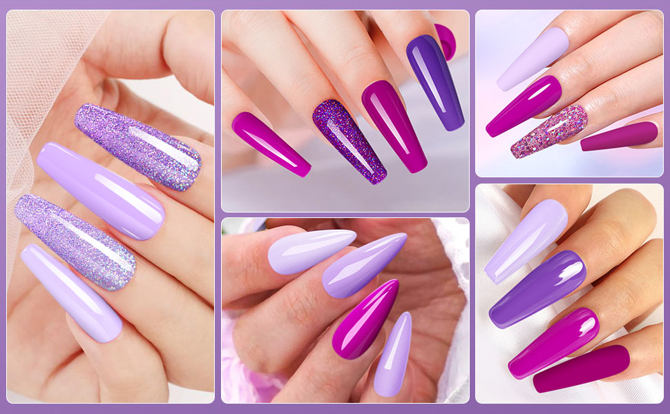 UV gel nail polish set