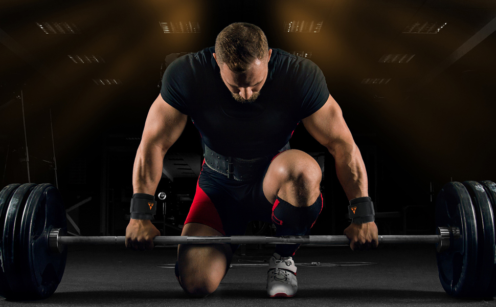 Weight Lifting Hooks (Pair), Heavy Duty Lifting Wrist Straps with 9cm