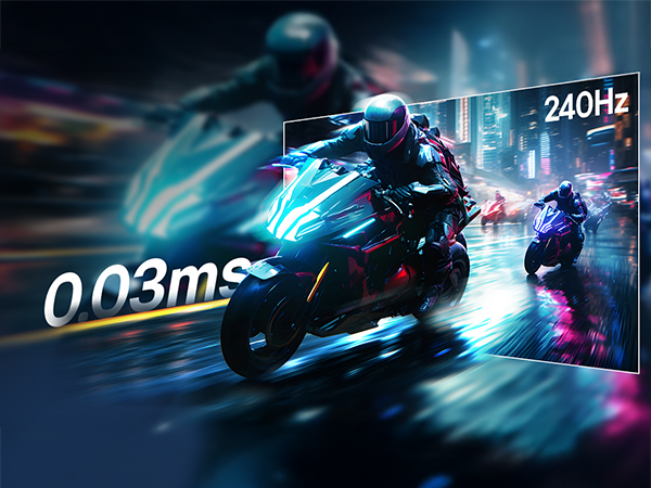 Up to 240Hz &amp; 0.03ms, Outrageous OLED Gaming Speed