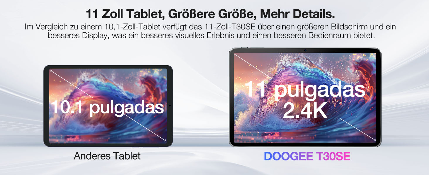 DOOGEE T30SE Tablet Android 14 Gaming Tablet 11 Zoll