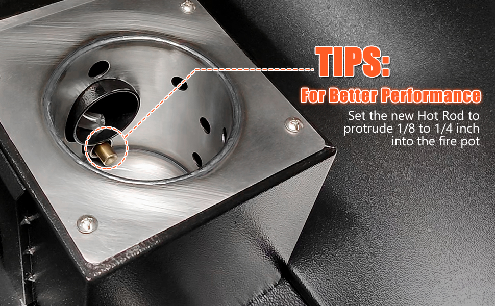QuliMetal Fire Burn Pot Replacement Parts for Pit Boss Pro