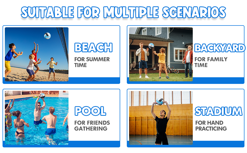 Softy Volleyball, Indoor Volleyballs for Inside House and Yard, Safe and Silent Volleyball for Boys