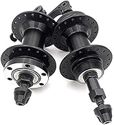 DONSP1986 Bike Wheel Part Bicycle hub, Bike Hub 3/8 x14G x 36H x 100mm x 136mm, Quick Release,Alu...