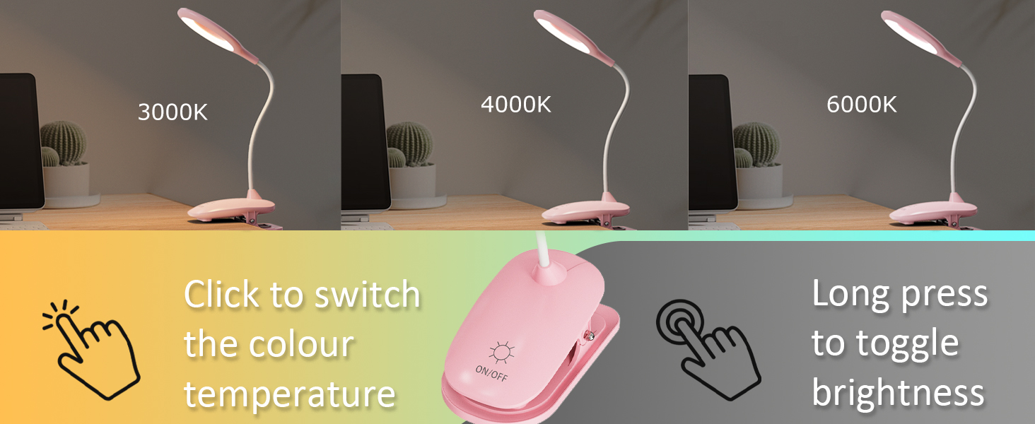 LED Reading Light Touch dimmable