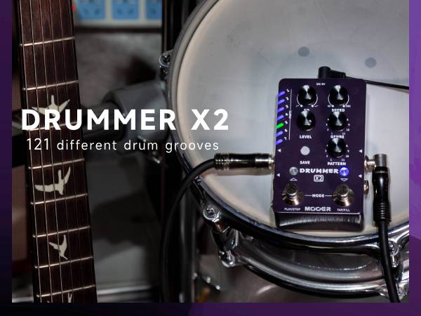 Amazon.com: MOOER Drum Machine Guitar Pedal with 121 Drum