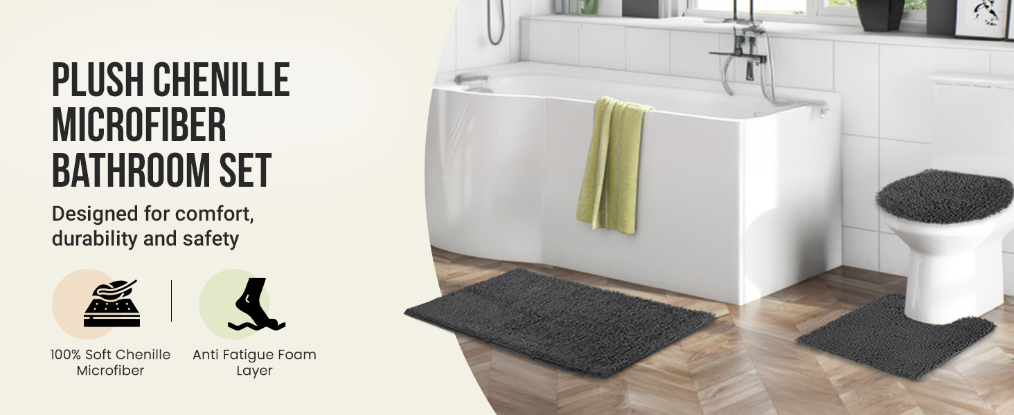3 Piece Bathroom Set
