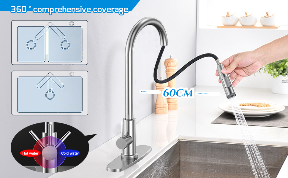 Grifo de cocina extraíble