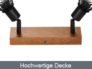Deckenspots 2 Flammig Schwarz 6-3