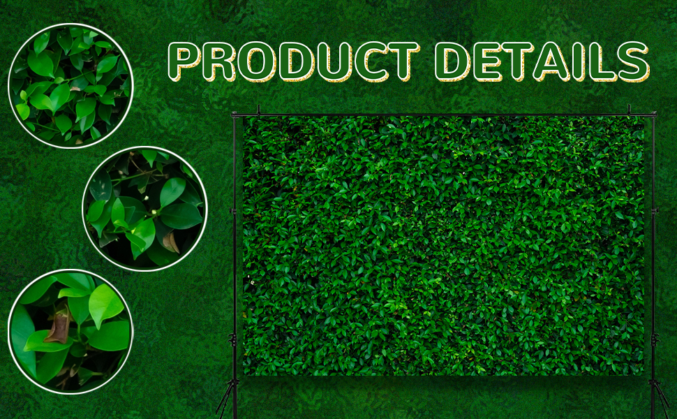 ANSHUHAI Green Leaves Photography Backdrops Spring Nature