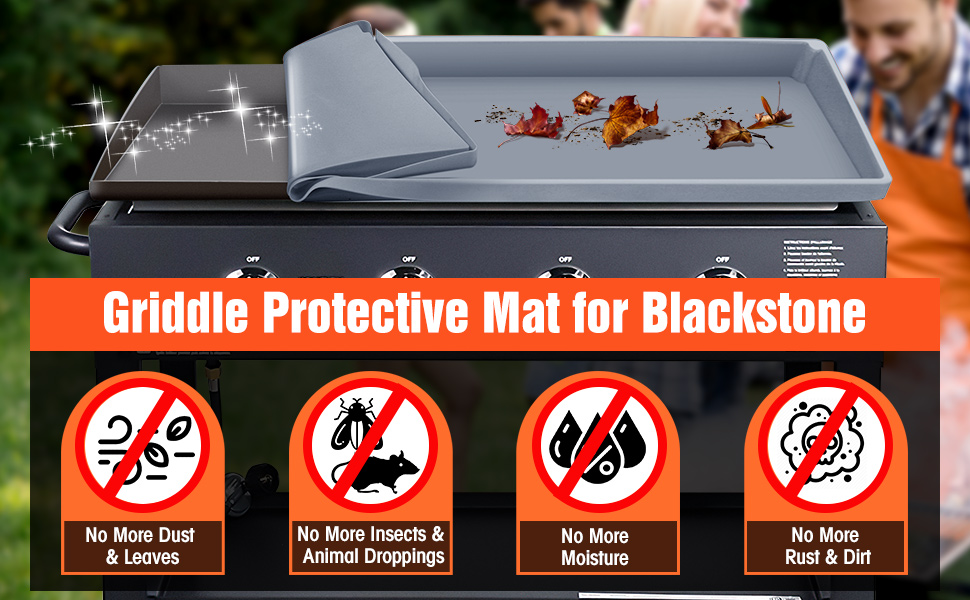 28" Silicone Griddle Mat for Blackstone, Baboies Upgraded