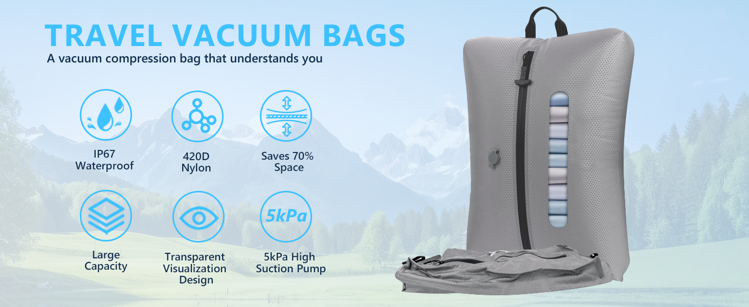 travel vacuum bag