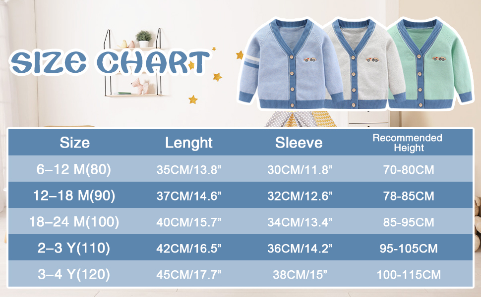 Toddler Baby Boys Cardigan