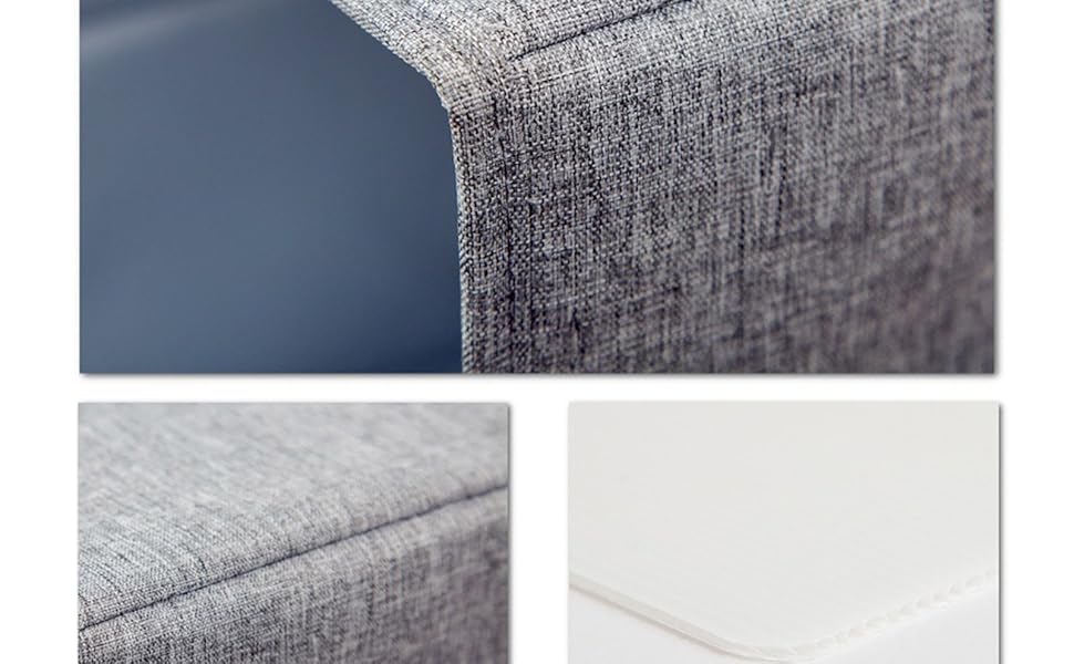 Breathable and quality waterproof fiber cloth Grey Hanging Wardrobe Shelves organizer foldable