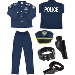 accessories cop uniform toy gun holster dressup shirts pants whistle kid cops girls toys clothes