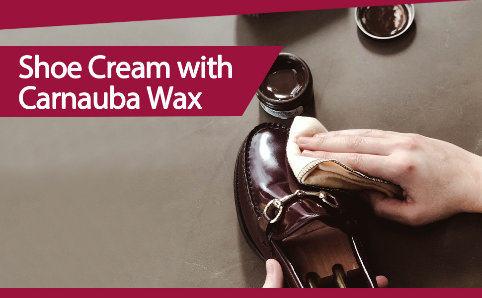 Tarrago Shoe Cream Professional Shoe Polish with Carnauba