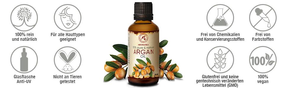 Argan l Bio Kaltgepresst Natur Total Marokko Haut Argania Spinosa
