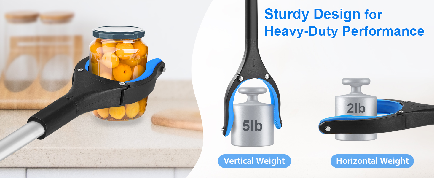 REWKCY Grabber Reacher Tool, 43" Extra Long Grabbers for