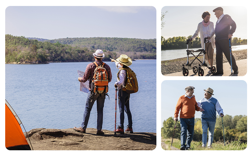 Klappbarer Gehstock Aluminium 