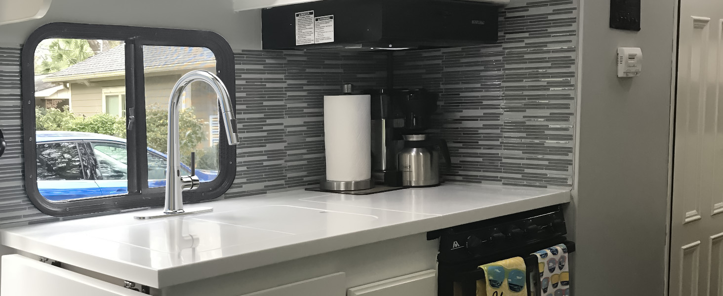 GIMILI Polished Chrome Touchless Kitchen Faucet with Pull Down Sprayer