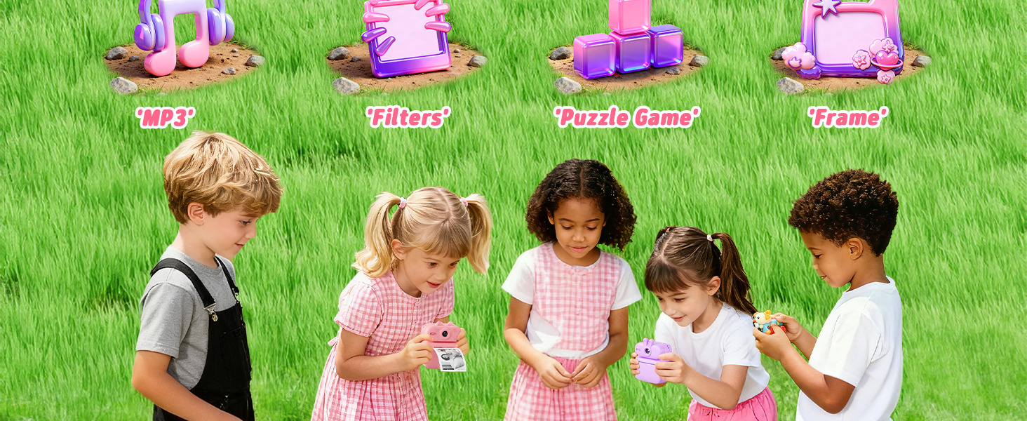 kids camera instant print