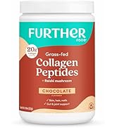 Further Food Chocolate Collagen Peptides Powder, Grass-Fed Pasture-Raised Hydrolyzed Type 1 & 3 P...