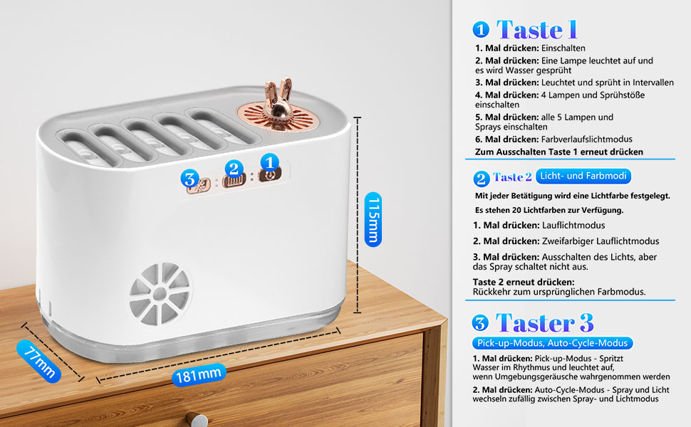 musical fountain flammen Aroma Diffuser