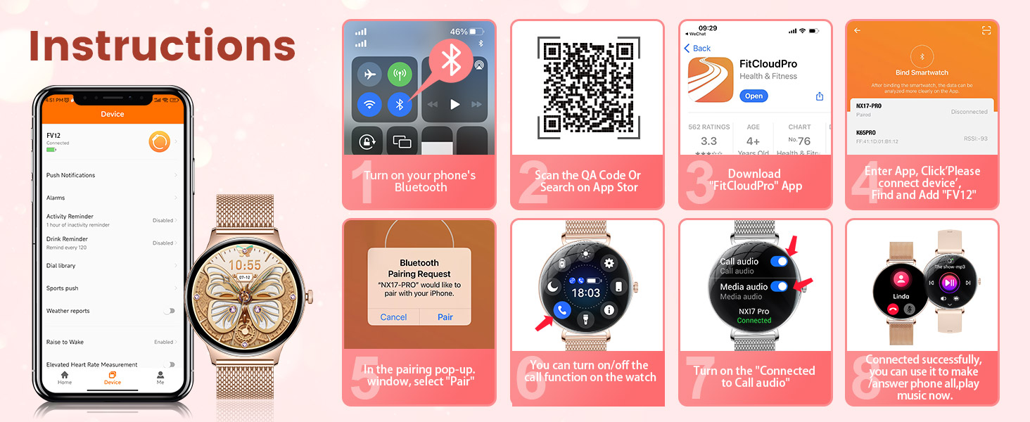 women&#39;s watches waterproof calories burned fitness tracker