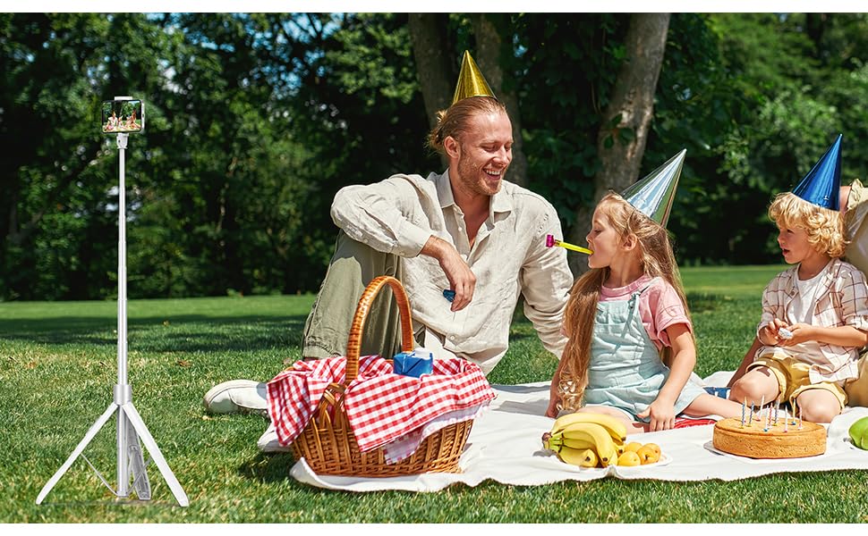 ATUMTEK SelfieStick 165CM 3 in 1 Selfie Stick Bluetooth Teleskop