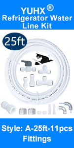 Fridge Water Line Kit,refrigerator water line kit,1/4 water line,ice maker water line kit