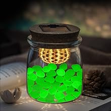 glowing rocks