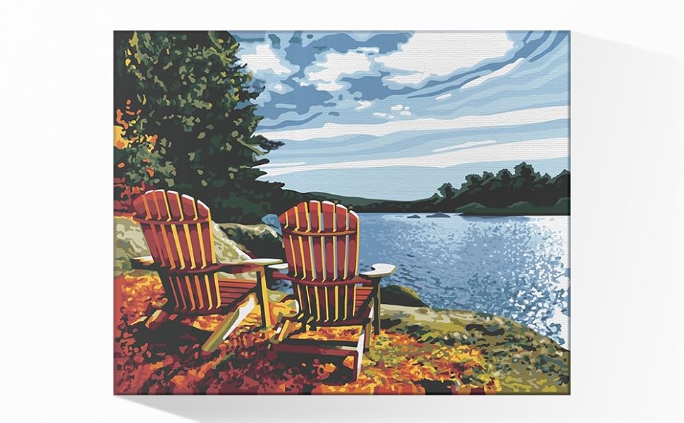 ArtSkills Paint by Number for Adults 2Pack, 16” x 20