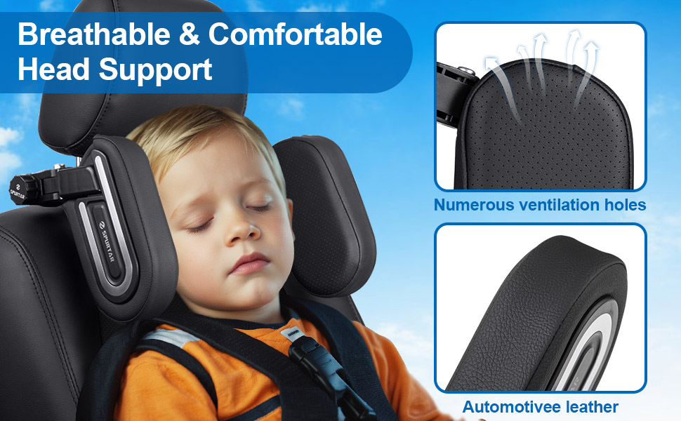 car headrest pillow neck booster car seat 40-100 lbs ergonomic car accessories for women interior