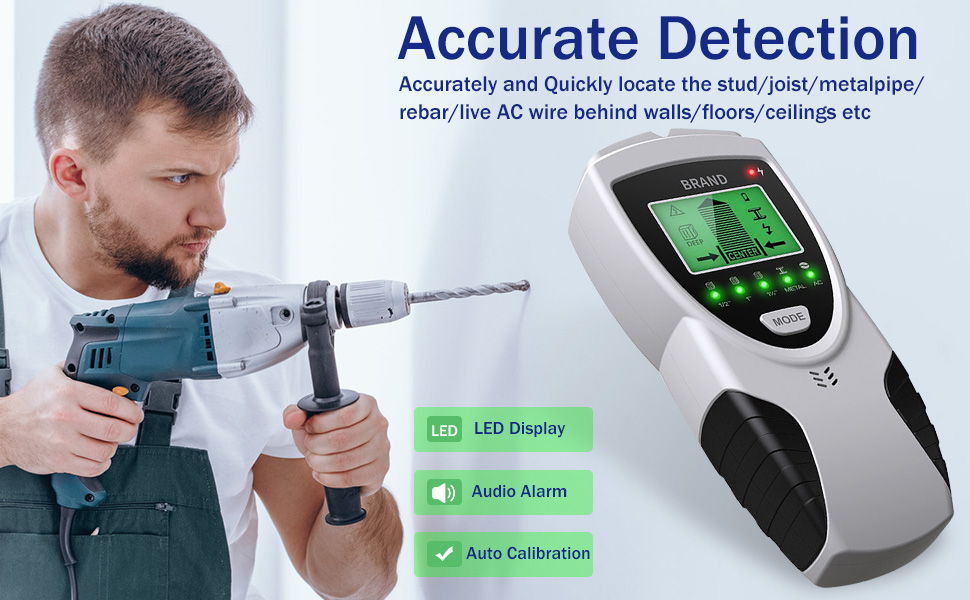 Stud Finder Wall Scanner 5 in 1 Stud Finder Tool with Intelligent