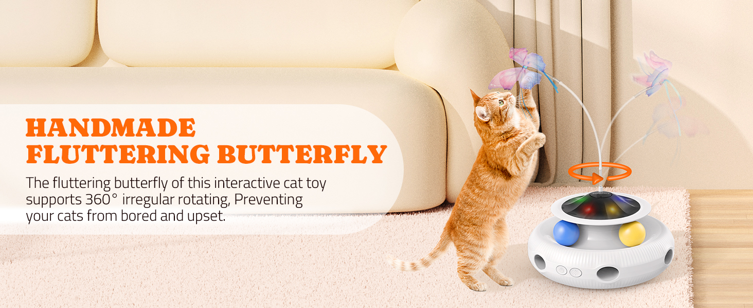 fluttering butterfly