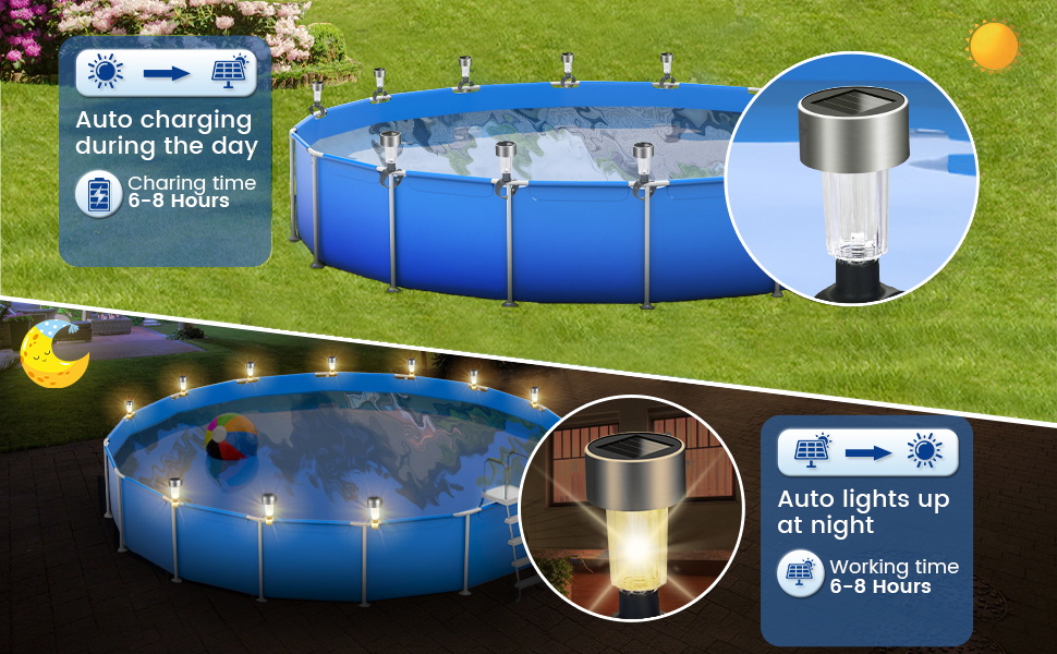 solar lights for pool