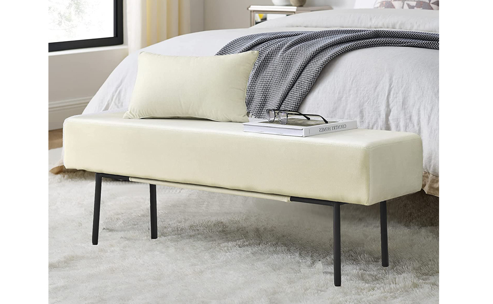 IAFIKE End of Bed Bench Bedroom Ottoman Bench Set Modern