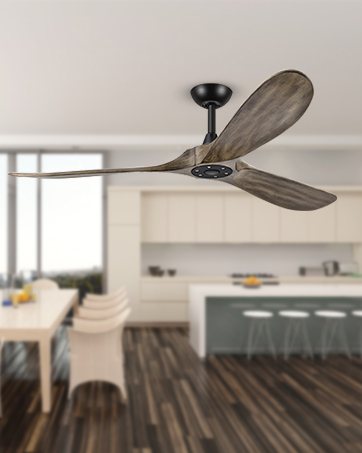 Swcita 60inch Ceiling Fan without Light Grey