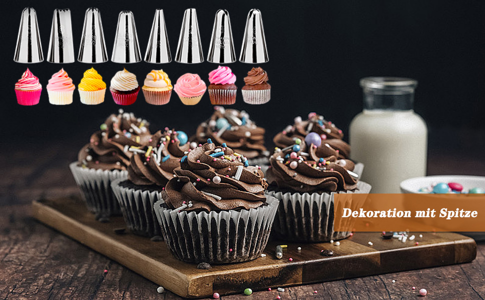 Gebäckpresse für Spritzgebäck Edelstahl Spritzgebäck Presse mit 16 ...