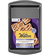 Wilton Platinum Premium Non-Stick Anti-Warp Bakeware, Made without PFAs, Oblong Baking Pan for Ca...