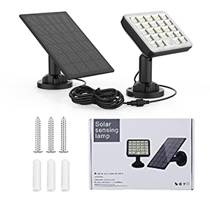 60 LED Solar Light Dusk to Dawn, Outdoor Lighting Motion ...