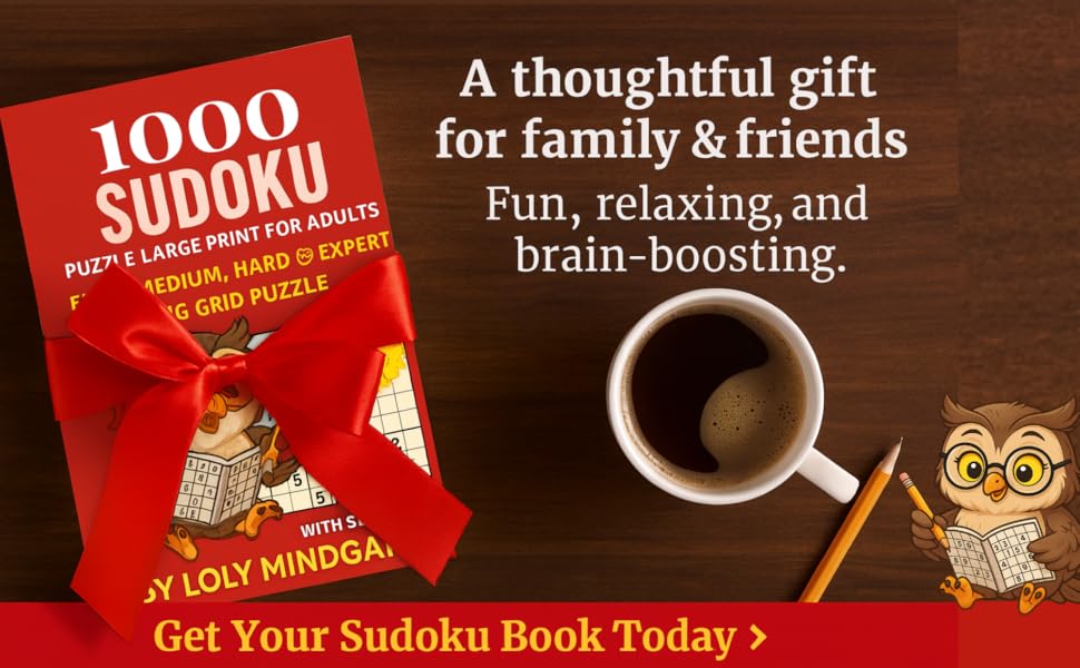 loly mindgames 1000 sudoku gift