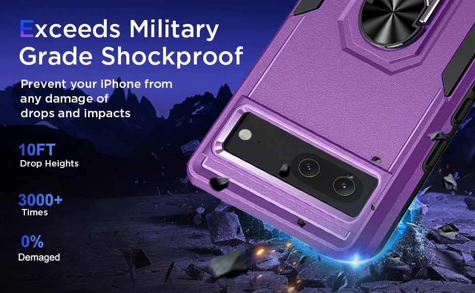 google pixel 7a case cover with kickstand ring holder