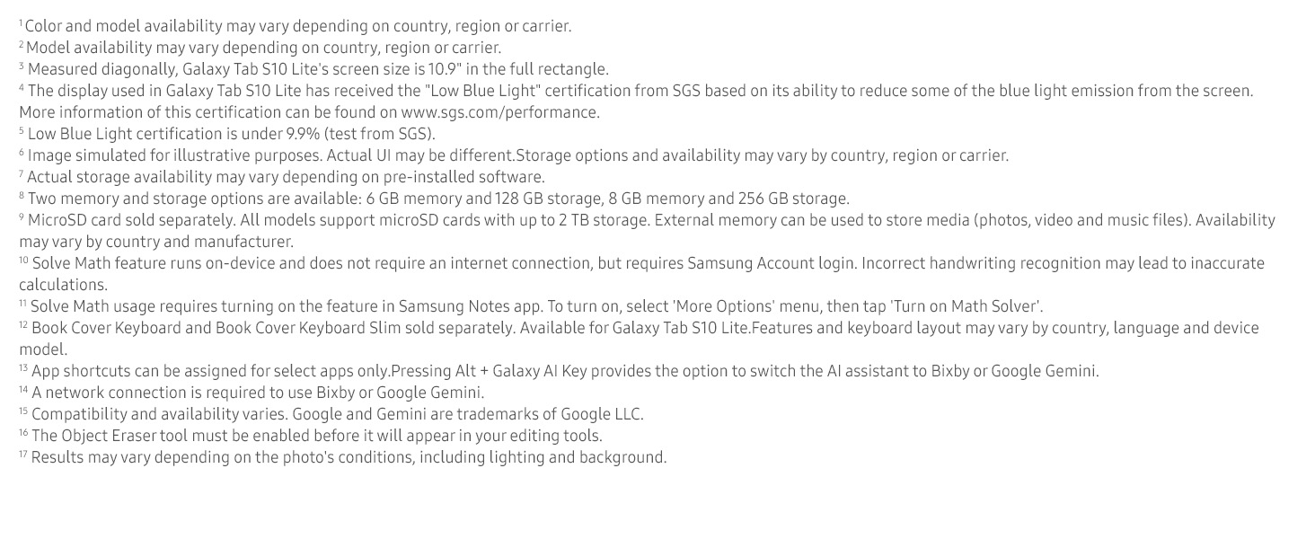 Disclaimers