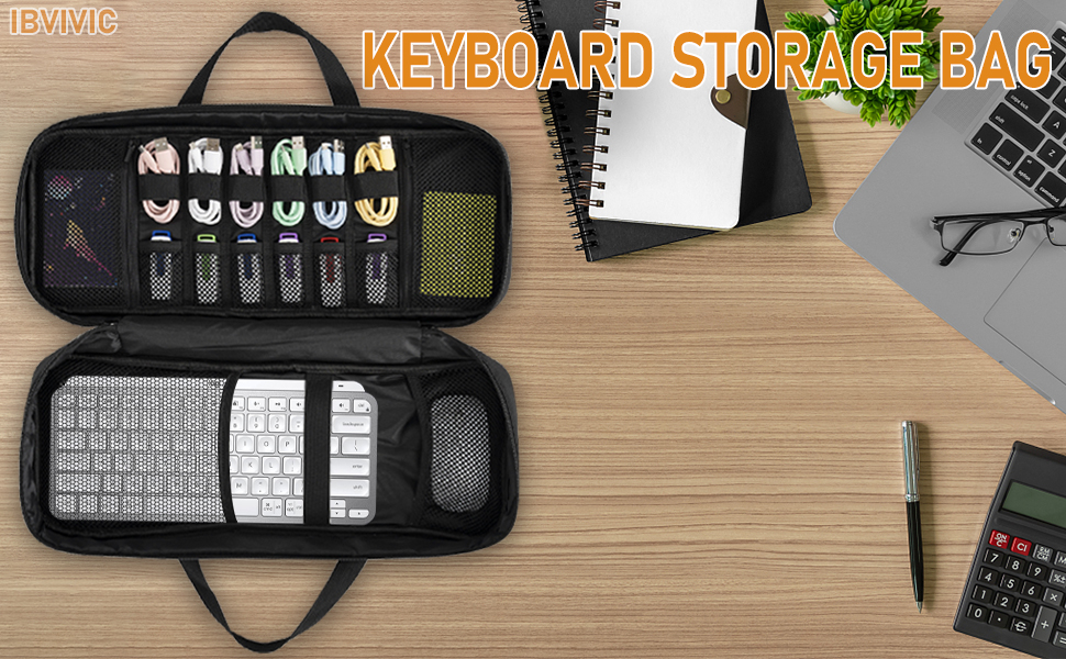 IBVIVIC Carrying Keyboard Case bag Compatible with