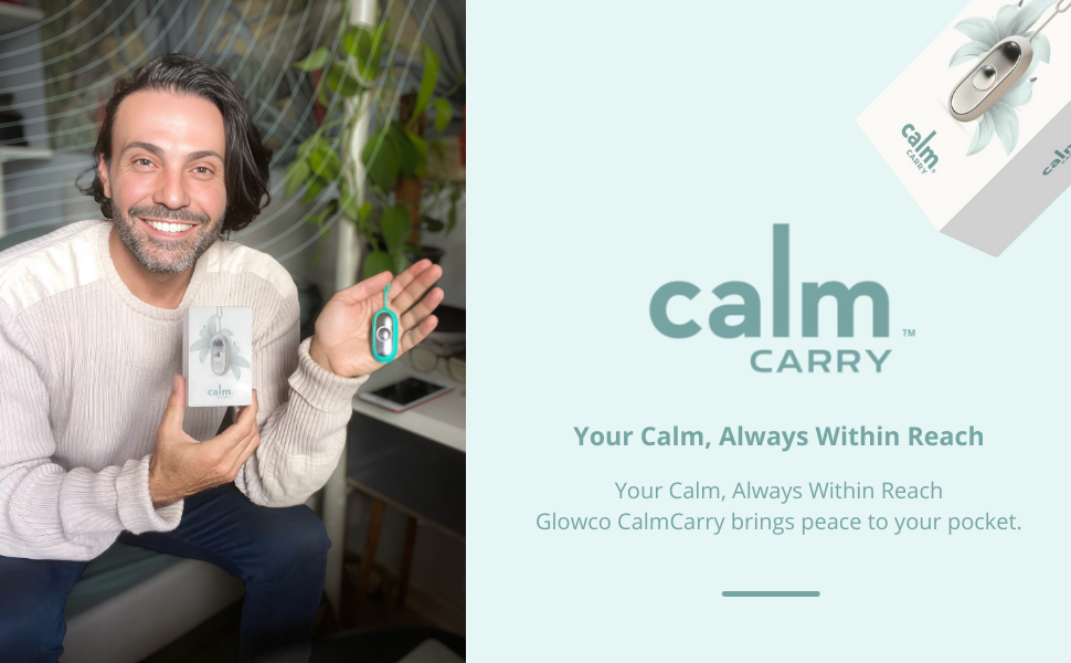 CalmCarry, Sleep aid, Glowco CalmCarry, The Glow Company CalmCarry, Anxiety device.