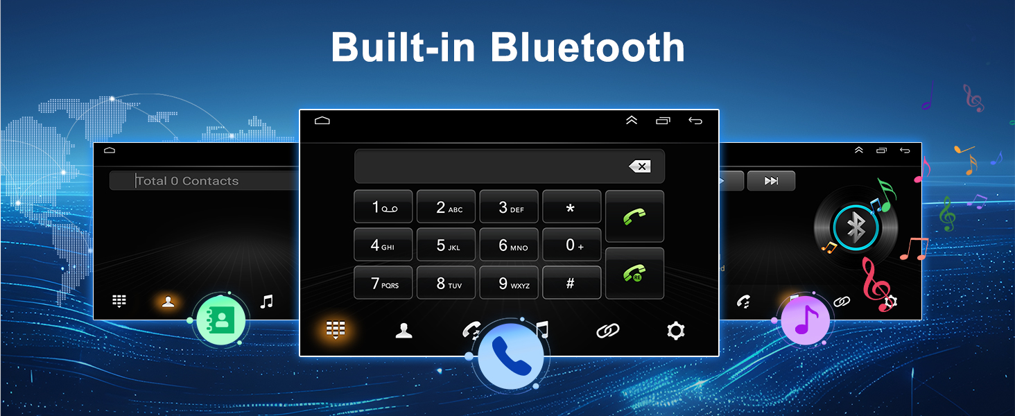 Built-in Bluetooth