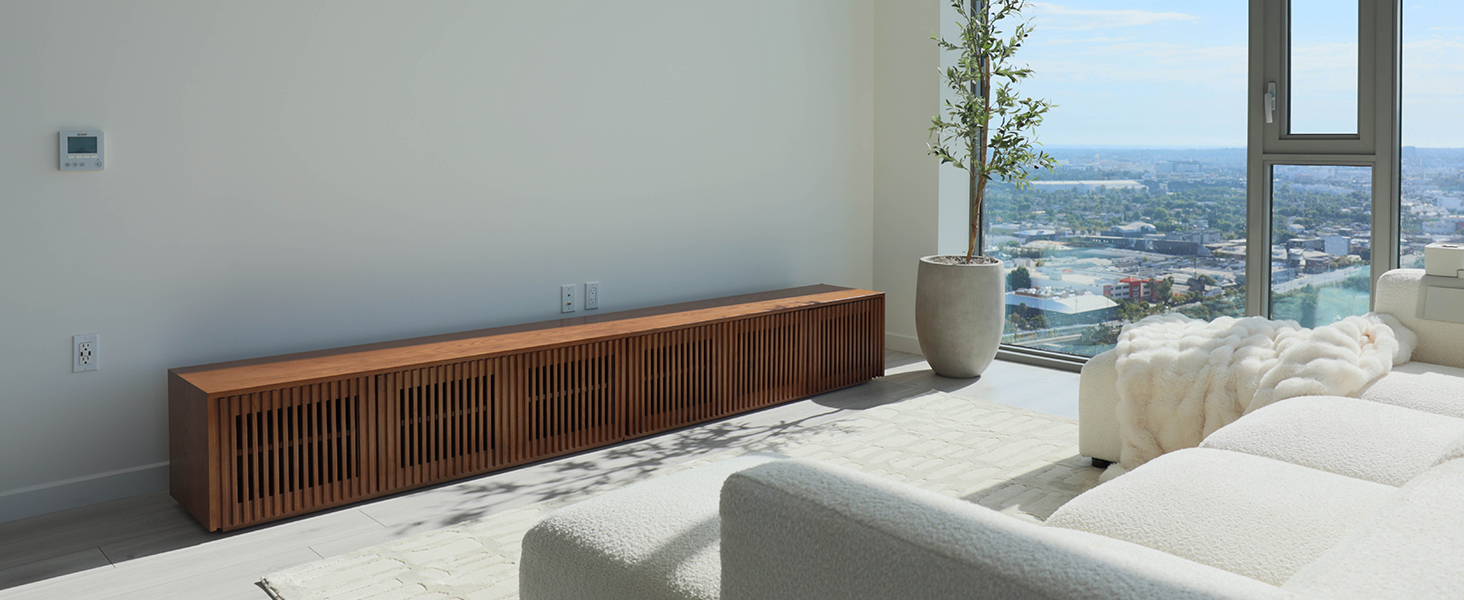 modern wood TV stand
