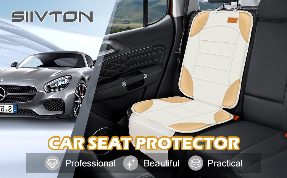 Car Seat Protector for Child Car Seat, Siivton Carseat Seat Protectors